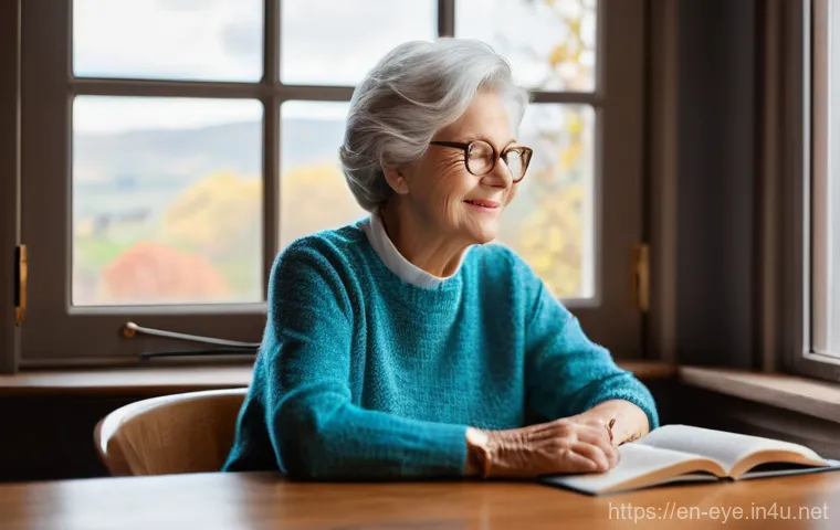 백내장 인공렌즈 가격 - **Prompt 1: The Monofocal Lens User's Day**
    "A cozy indoor scene featuring a senior woman in her...