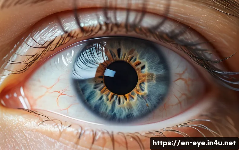 망막 질환 초기 증상 - A highly detailed medical illustration showing the human eye with a focus on the retina experiencing...